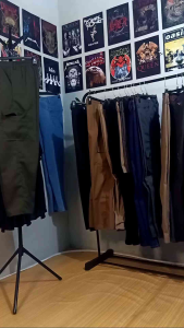 Widyus - Celana Cargo Pria Panjang Loose Fit Jumbo