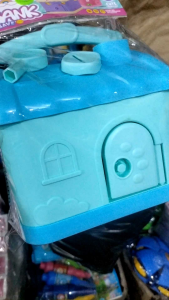 mainan ATM celengan bentuk rumah yg lucu IU13