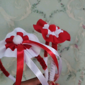 Bando merah putih bando karnaval bandana kemerdekaan HUT RI