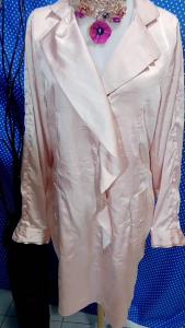 DRESS BLAZER LENGAN PANJANG PINK SOFT(LINE) 271