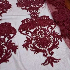 BAHAN KAIN TILE BORDIR MOTIF CEPLOK ( HARGA 050M )cod