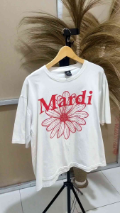 Kaos Oversized Tshirt Mardi Kaos Oversize Wanita/Pria