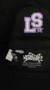 Tas ransel backpack Losantos logo LS purple free sticker