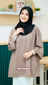 𝐀𝐋𝐕𝐀𝐑𝐀 - Paket Hijab Daily sport hijab olahraga wanita bahan jersey adem lembut 1paket isi 3pcs