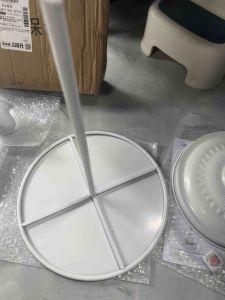 35x52cm American Sofa Round Edge Several Iron Art Retro Bedhead Medieval Pattern Small Round Table Balcony Small Coffee Table Living Room Minimalist Corner Several