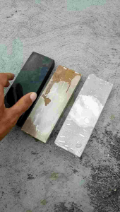 Satu Set Batu Asah isi 2 Pcs Grid 4000 6000 Size 15x5x2 Cm
