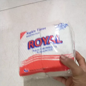 Napkin Tissue Royal Belah 2 Lipat / Tissue Makan