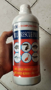 Obat Ikan Blue Rescue Pro 1 Liter - Mengatasi Berbagai Jenis Penyakit pada Ikan