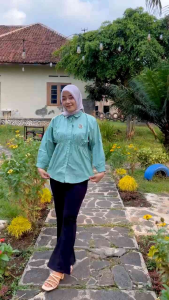 ALYA SHIRT/KEMEJA ALYA SERUT DEPAN/ ALYA SHIRT KATUN POPLIN PREMIUM