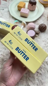 Butter Squishy Slow Rising Stress Toy Salted Butter 4oz 113g Sensory Slime Toy