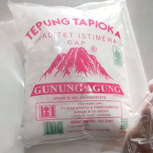 Tepung Tapioka Cap Gunung Agung Merah 500 Gram/Tepung Sagu
