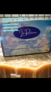 Whitening multi active  Soap Bar Retinol Niacinamide Glutha Kojic 4in1 135g (LaReine)