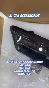 Proton X90 rear bumper led reflector foglamp foglight fog lamp light signal reverse bodykit body kit