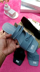 New Syafa Sandal Wanita Teplek Flatshoes Terbaru Fasion Kece