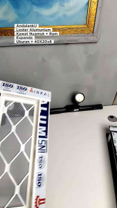 Loster Lubang Angin Alumunium Ukuran 40X20 Roster Boven Kawat nyamuk Ventilasi udara