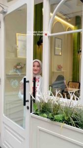 Rara Blouse Brukat Bordir Pita Bludru - Atasan Wanita Kutubaru Brukat Bordir Coquette Embroidery