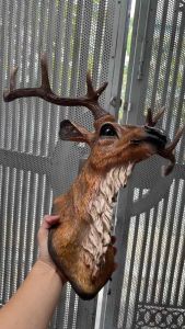 Tượng Phong Thủy Đầu Hươu Trang Trí Tường Cao Cấp Size Lớn | Trang Trí Quán Cafe | Trang Trí Quán Ăn | Trang Trí Phòng Khách