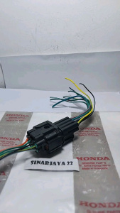 Socket Soket Kabel Motor Waterproof Anti Air Pin 8 Male Female Honda Vario 125 Vario 150 Original