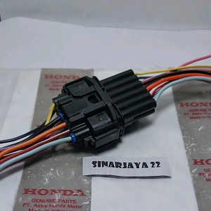 Socket soket Kabel motor Waterproof anti air pin 12 Male Female Honda Vario 125 Vario 150 original
