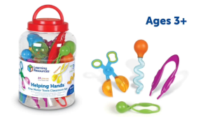 Learning Resources Helping Hands Fine Motor Tools Classroom Set - 24 Pieces Ages 3+ Preschool Learning Activities Teacher and Classroom Must Haves Teacher Resources for Classroom