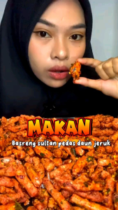 500 gram BASRENG SULTAN PEDAS DAUN JERUK KEMASAN 500 GRAM