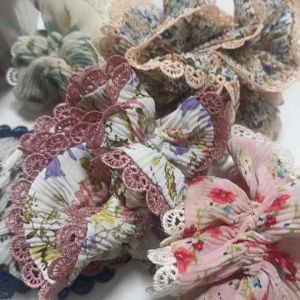 ยางรัดผมลายจุด ยางรัดผมเกาหลี ไม่ยืดไม่ย้วย คุณภาพดี