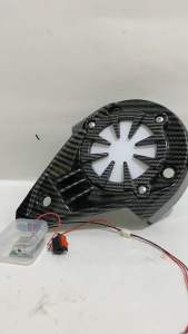 VARIO125 VARIO150 PULLEY CVT COVER WITH LED LIGHT TRANSPARENT ACRYLIC CVT COVER VARIO CLICK 150 CARBON CASE ARM VARIO 150 VARIO125 HONDA