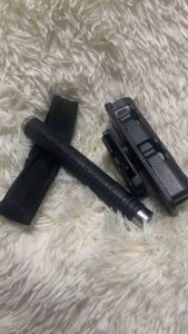 Baton and Holder 360 for Security Guard