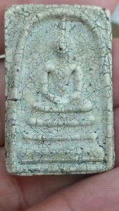 พระสมเด็จพิมพ์ใหญ่ เก่า มีคราบรัก เนื้อหนึกนุ่ม V251