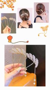Fairy flash diamond blade tassel hairpin🎀