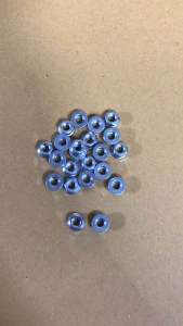 น็อตตัวเมีย จานเรียบ เบอร์10 (M6) **มีตัวเเลือก** ชุบซิงค์ขาว เกลียวละเอียด