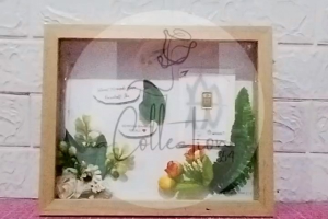 Gift Frame Acrylic 8R (20x25) Pop-Up | Hadiah Ultah / Wisuda / Wedding Murah Surabaya