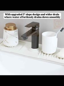 ❤️Sink Silicone Faucet Mat ❤️Countertop Protector Kitchen Bathroom Sink Draining Water Catcher Splash Guard❤️ SG Seller❤️