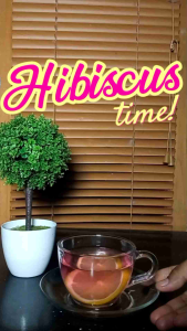 Teh Herbal Bunga Sepatu (Hibiscus tea) Teh Kesehatan Kulit  Hipertensi  PMS dll