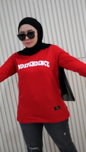 Kaos Wanita // Atasan Wanita Lengan Panjang // Baju Wanita Dinarry Fashion