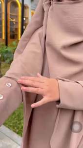 Gamis Abaya Plus Cadar Crigkel Aorflow Anak Perempuan Usia 1-12 Tahun