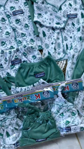 Paket Hemat 33pcs Setelan Untuk Bayi Baru Lahir Baby Newborn Terbaru Seri Biru Olive