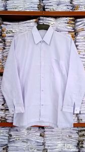 Baju Putih Polos Pendek Panjang Ospek Kerja Seragam Sekolah SD MI SMP MTS SMA MA Madrasah Pesantren Bahan Sunwash Twist Licin