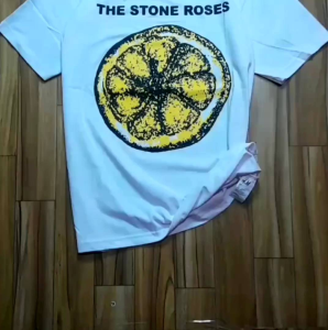 kaos T-shirt The stone Rosses music Band logo lemon