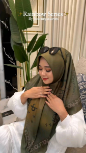 JILBAB JOURNEY RAINBOW SERIES 2 plat besi (FREE PAPER BAG)