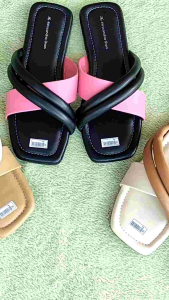 ALANA -Sendal Teplek Silang Wanita Hanna Anti Slip Kekinian Sandal Korea