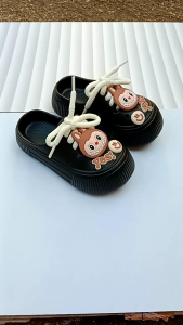 Sandal Sepatu Anak Perempuan Terbaru Bapau Motif Labubu Kekinian Anti Slip Fashion 1027