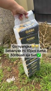 Paket 10 Pack Golden Tisu 180 Helai Facial Tisu Termurah Tissue