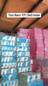 Tissue Titi 360 Helai 10 Pcs Serat Alami Kuat Tisu