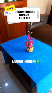 Taplak meja bulu rasfur /taplak meja tamu / taplak multifungsi uk 50x150cm dekorasi