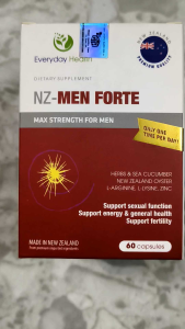 TPBVSK Men Forte nhập khẩu New Zealand Giúp b.ổ thận. nam. Lọ 60 viên. uống 1 tháng