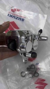 Kaliper kepala babi Rem DEPAN Satria 2 tak hiu lumba 6 speed Crom