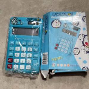 Kalkulator Mini Portabel 12 Digit Motif Karakter Doraemon Hello Kitty - Hello Kitty