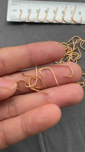 50 Lưỡi câu cá Nanh Sói vẩy rồng không ngạch-COMBO 50 lưỡi câu-Thép carbon LC(Cá dưới 5kg dùng lưỡi số1-3)