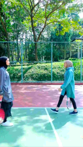 HIJACKET GLIDE Forest Haze: Jaket Wanita Sporty Parasut Terbaru